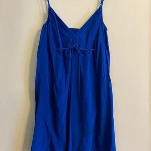 Lightweight tank dress with adjustable straps